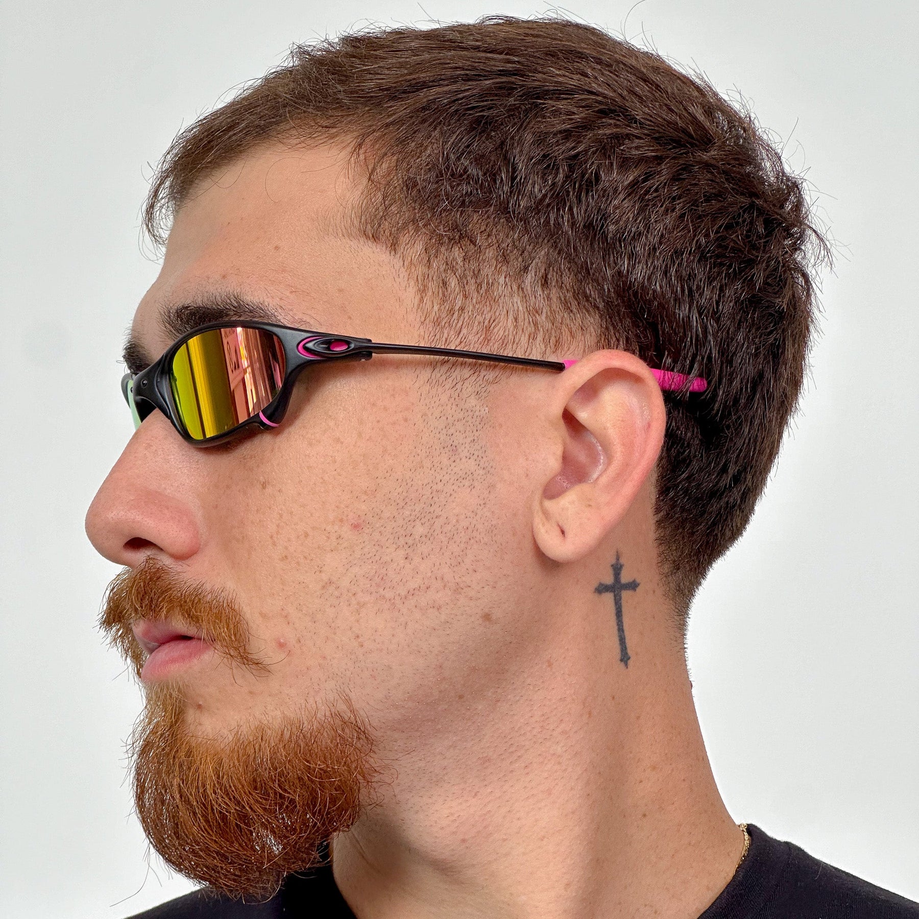 ÓCULOS DE SOL JULIET CARBON LENTE ROSA BORRACHA ROSA