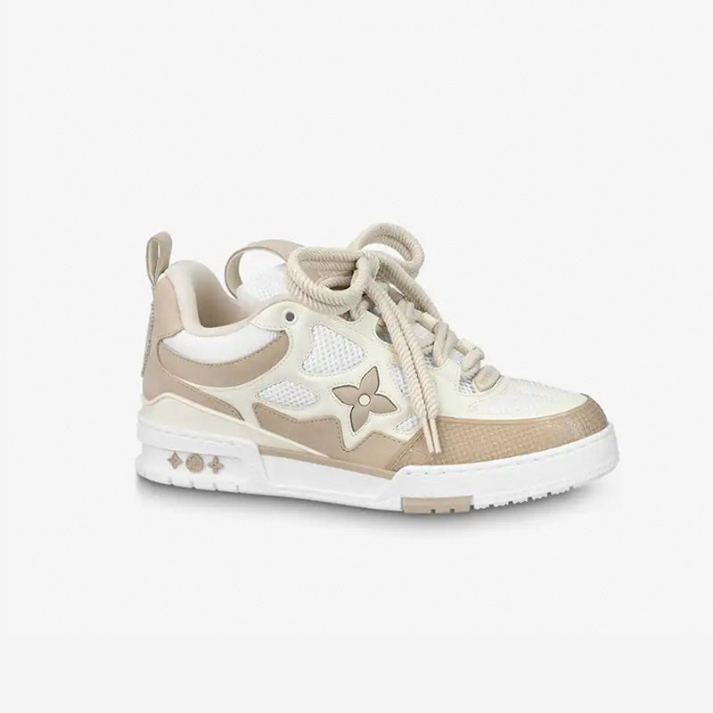 Pronta Entrega - Louis Vuitton LV Skate Sneaker Beige White