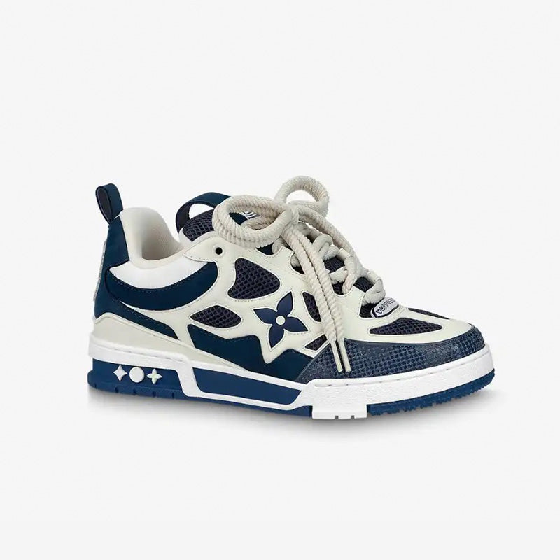 Pronta Entrega - Louis Vuitton LV Skate Sneaker Marine White