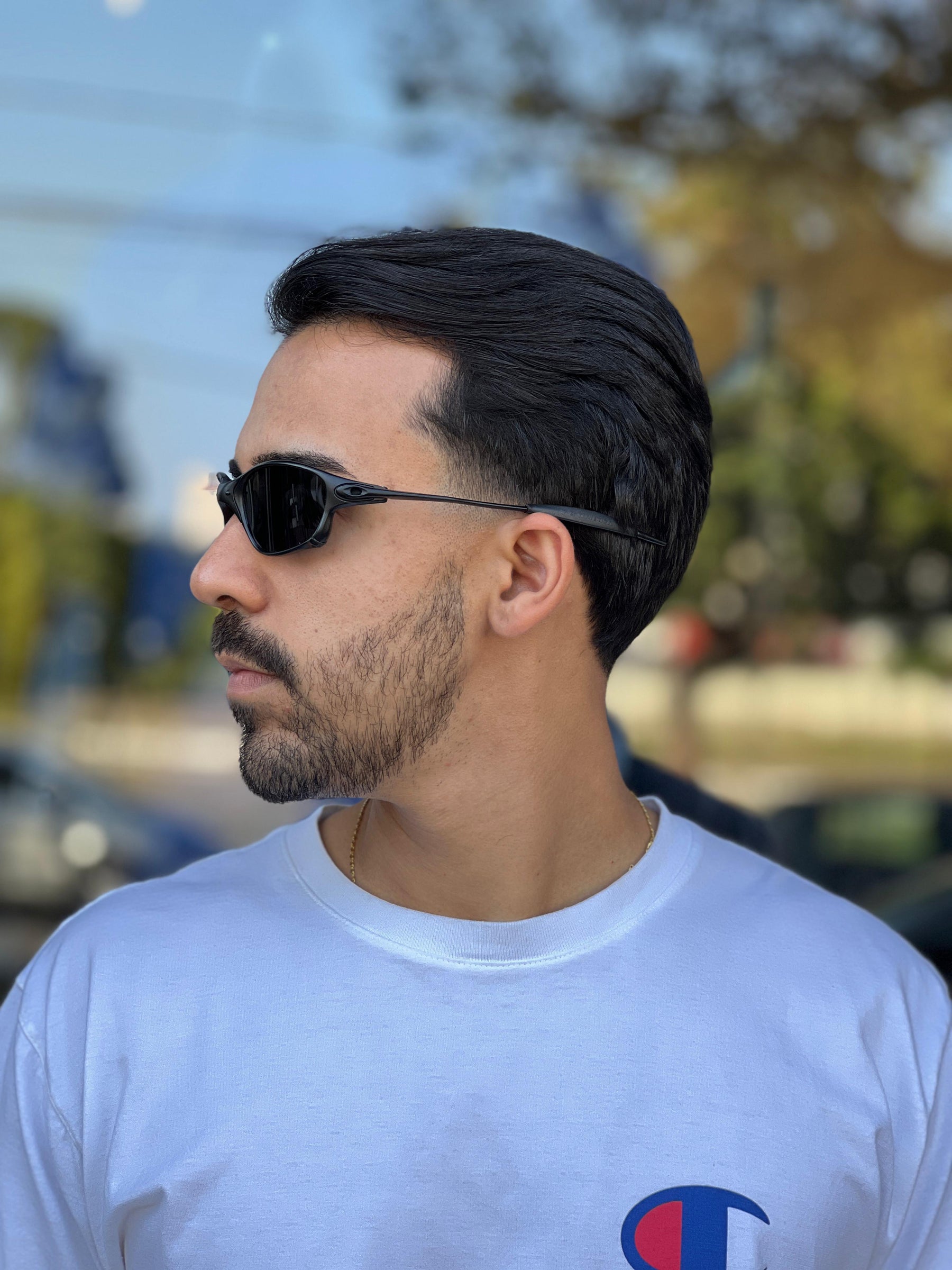 ÓCULOS DE SOL DOUBLE X CARBON LENTE ROXO