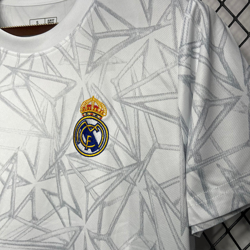 Camisa 24/25 Real Madrid Treino - Branco