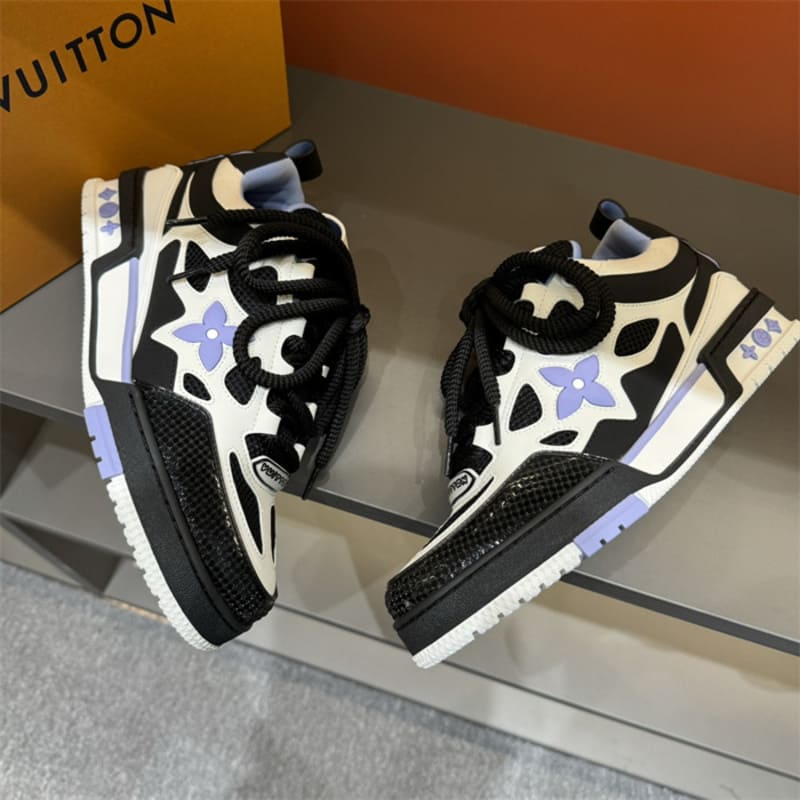 Louis Vuitton LV Skate Black White Light Blue