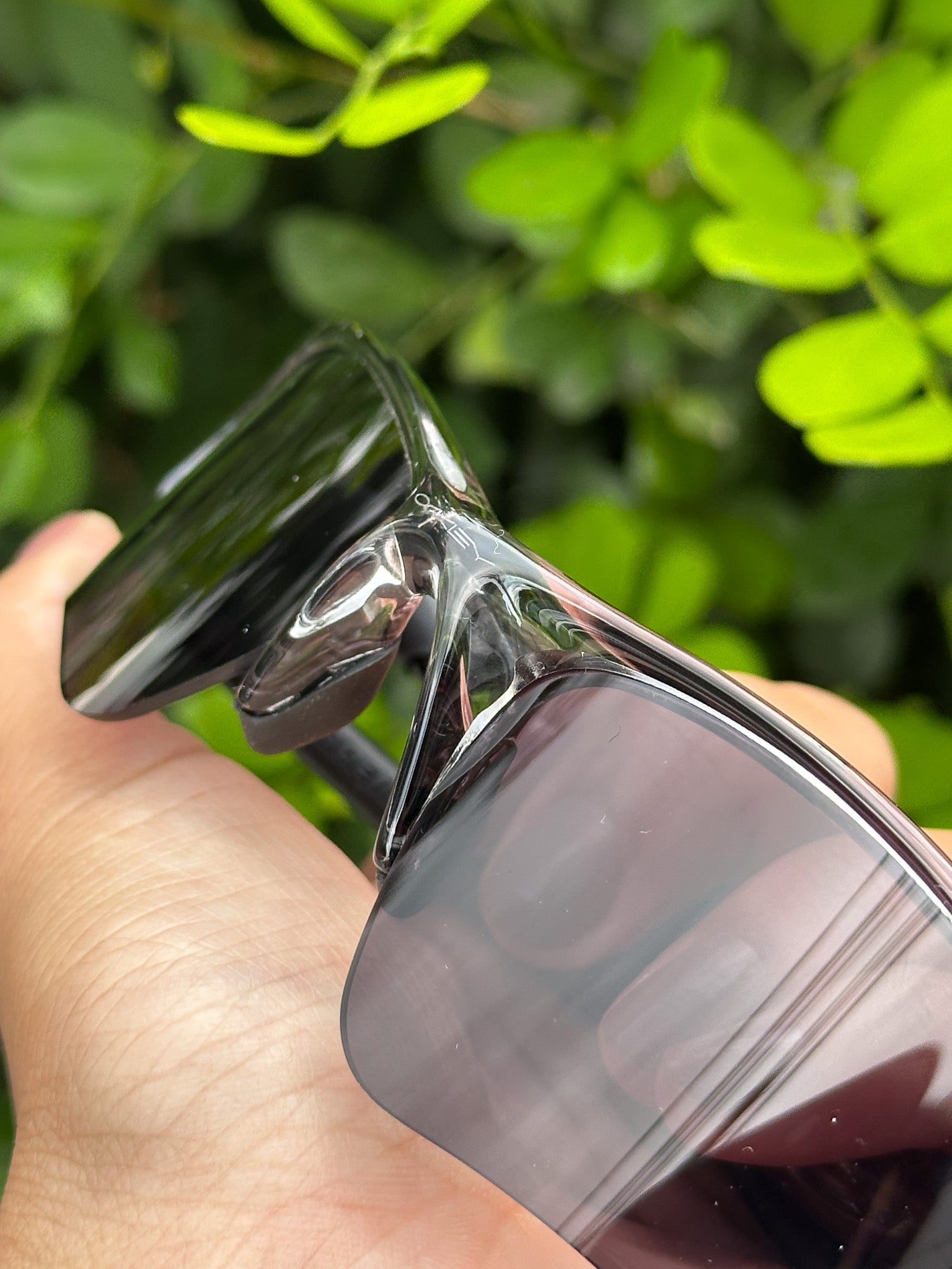 ÓCULOS DE SOL HALF JACKET BLACK FUME