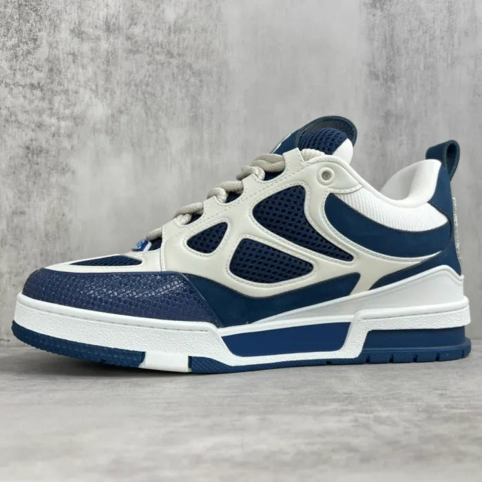 Pronta Entrega - Louis Vuitton LV Skate Sneaker Marine White