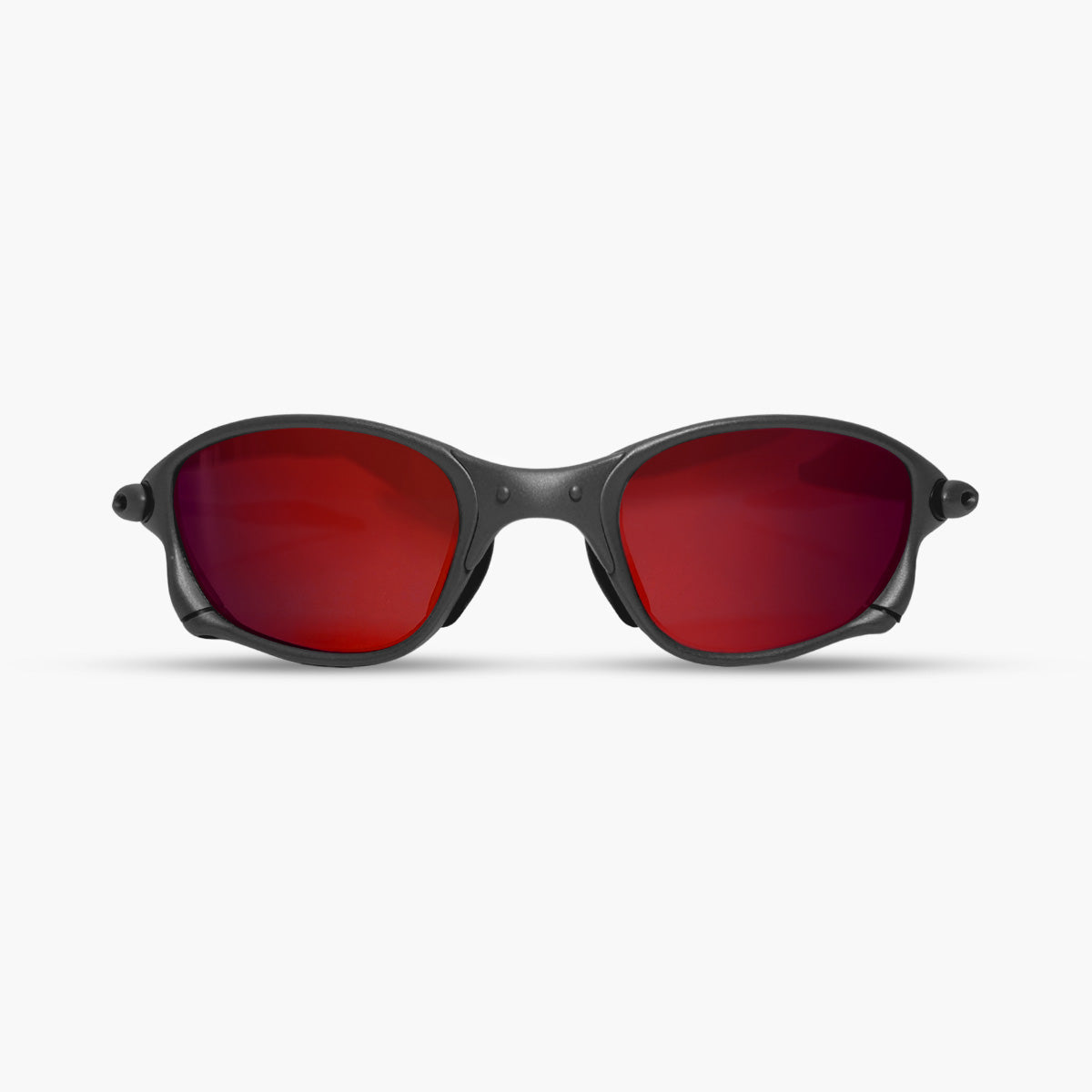 ÓCULOS DE SOL DOUBLE X X METAL LENTE VERMELHO