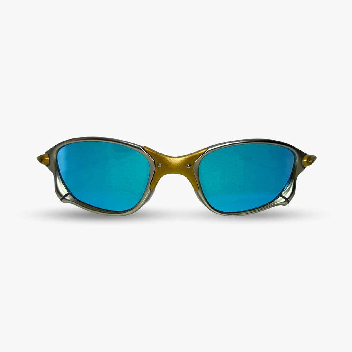 ÓCULOS DE SOL DOUBLE X 24K LENTE AZUL ICE THUG
