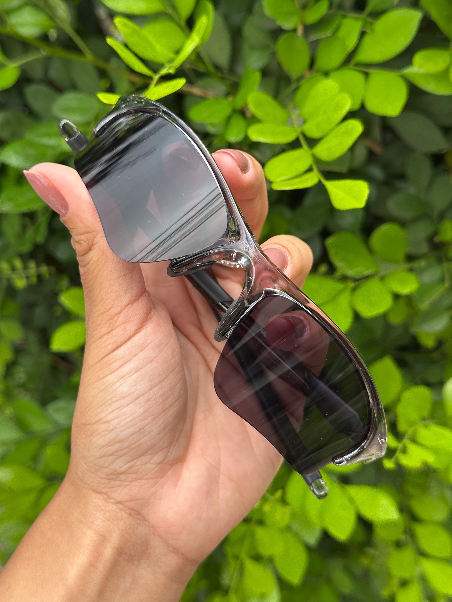 ÓCULOS DE SOL HALF JACKET BLACK FUME