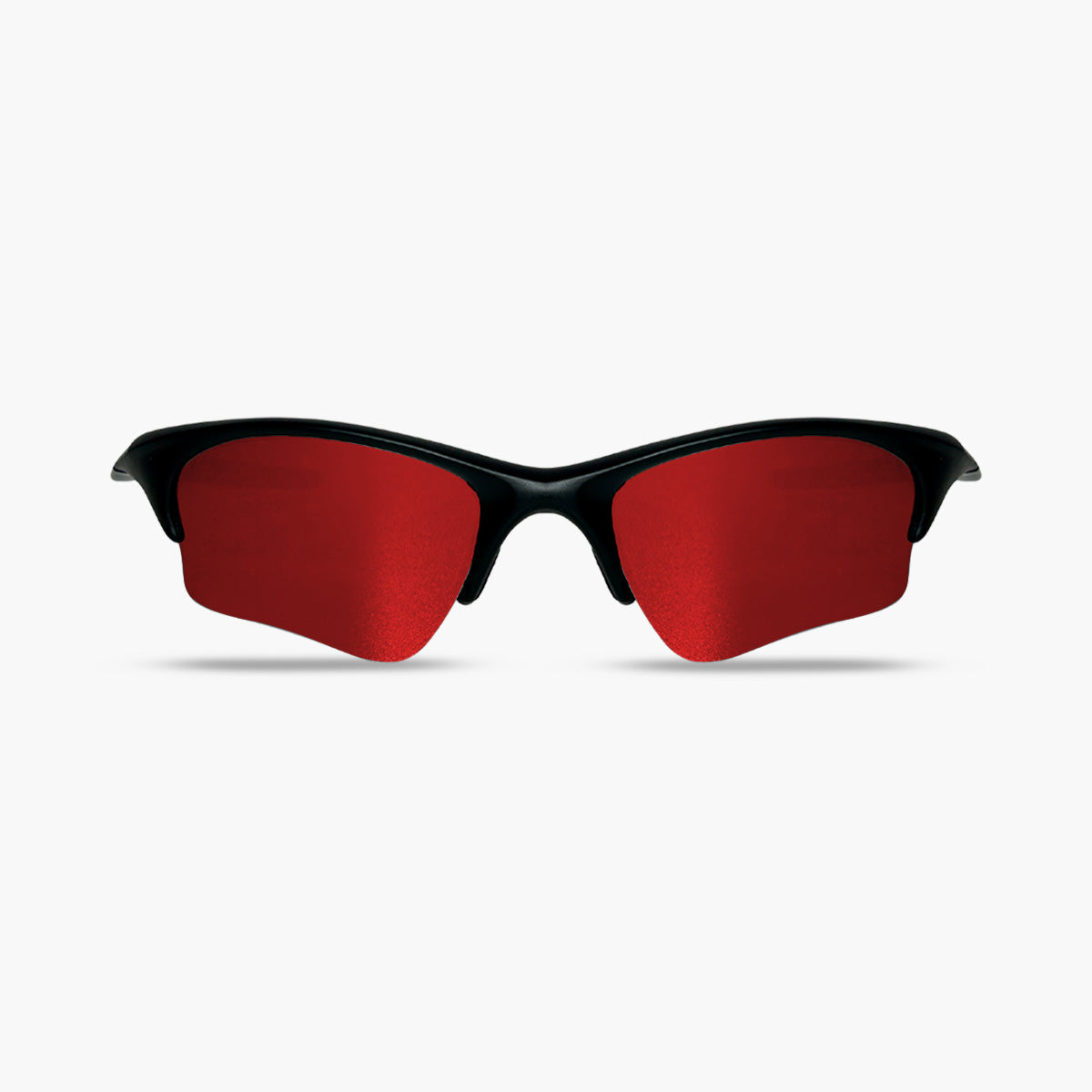 ÓCULOS DE SOL HALF JACKET PRETO LENTE PRETO