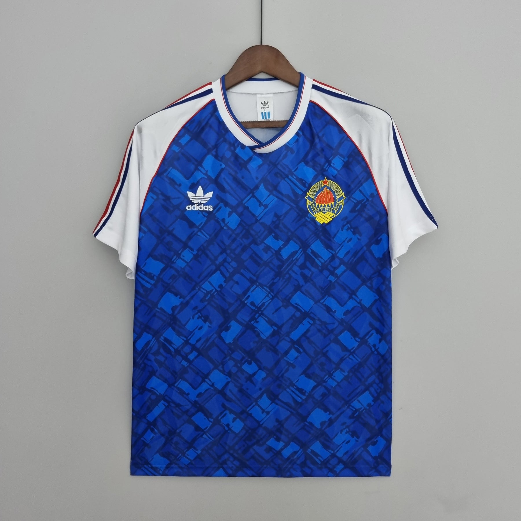 Camisa Yugoslavia Home (1) 1992 Adidas Retrô Masculina