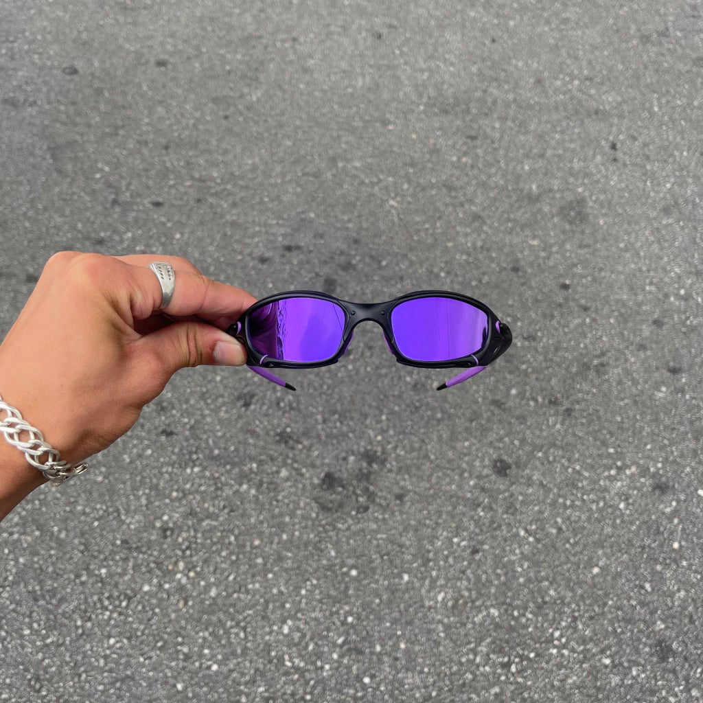 Juliet Carbon - Lente Purple (roxo) - Kit Roxo - Side Preto