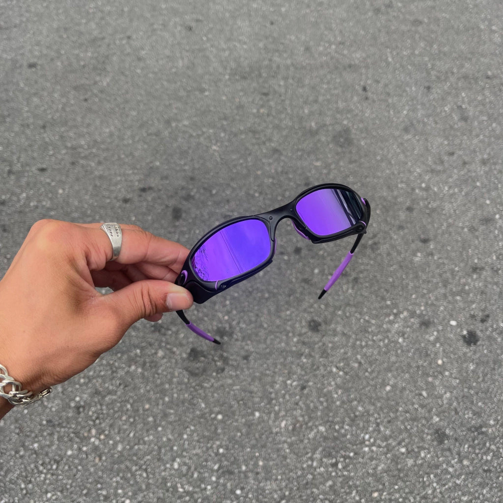 Juliet Carbon - Lente Purple (roxo) - Kit Roxo - Side Preto