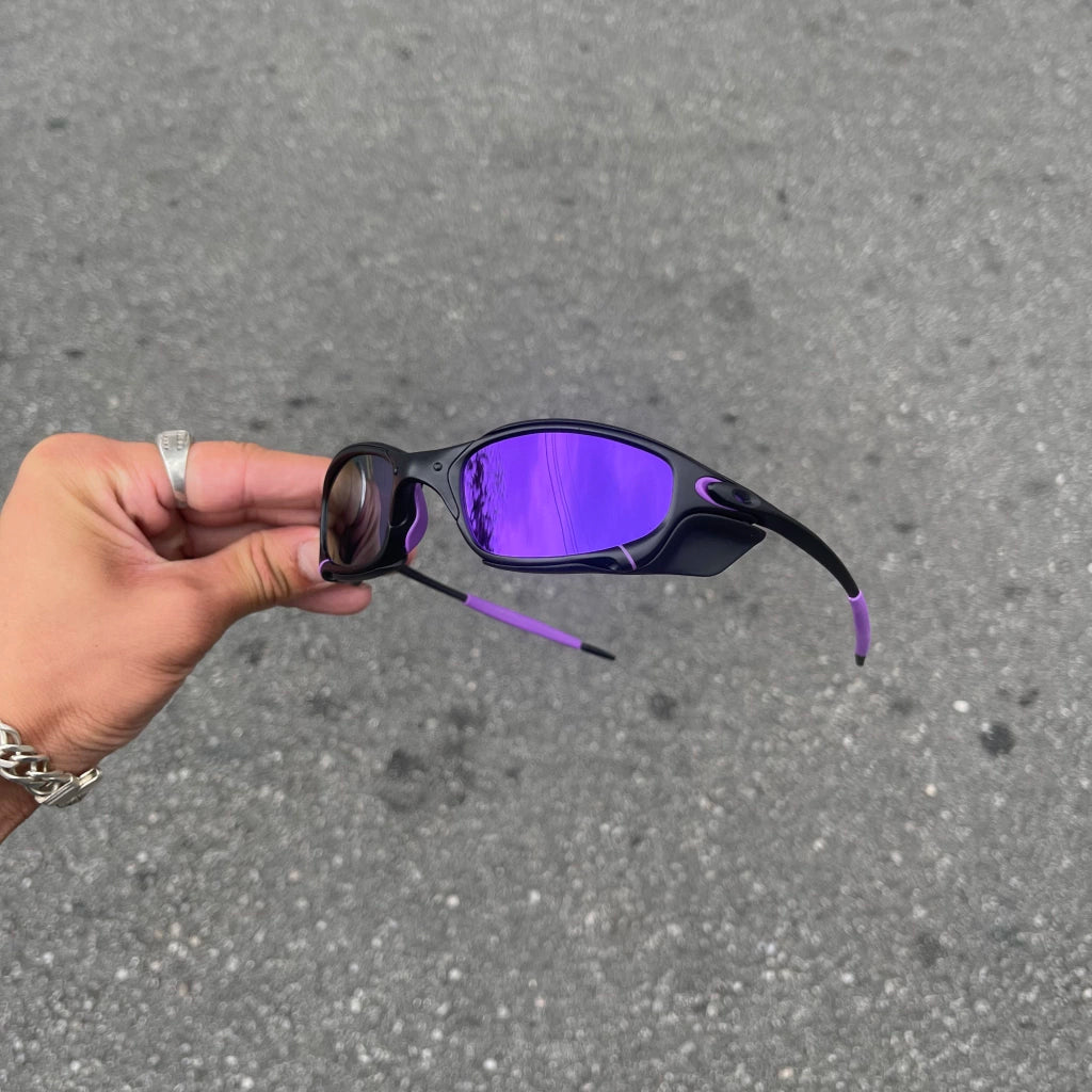 Juliet Carbon - Lente Purple (roxo) - Kit Roxo - Side Preto