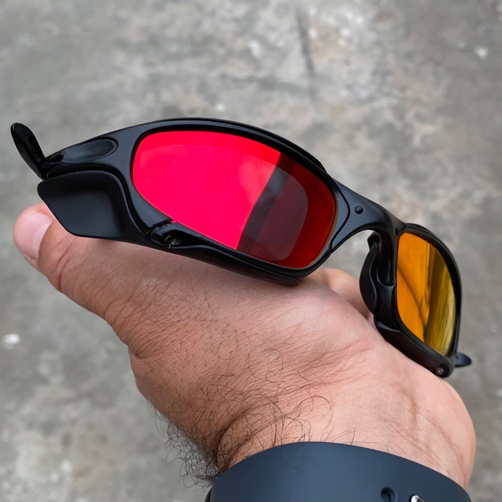 Óculos de Sol Juliet Carbon Ruby Pinada + Sideblinders