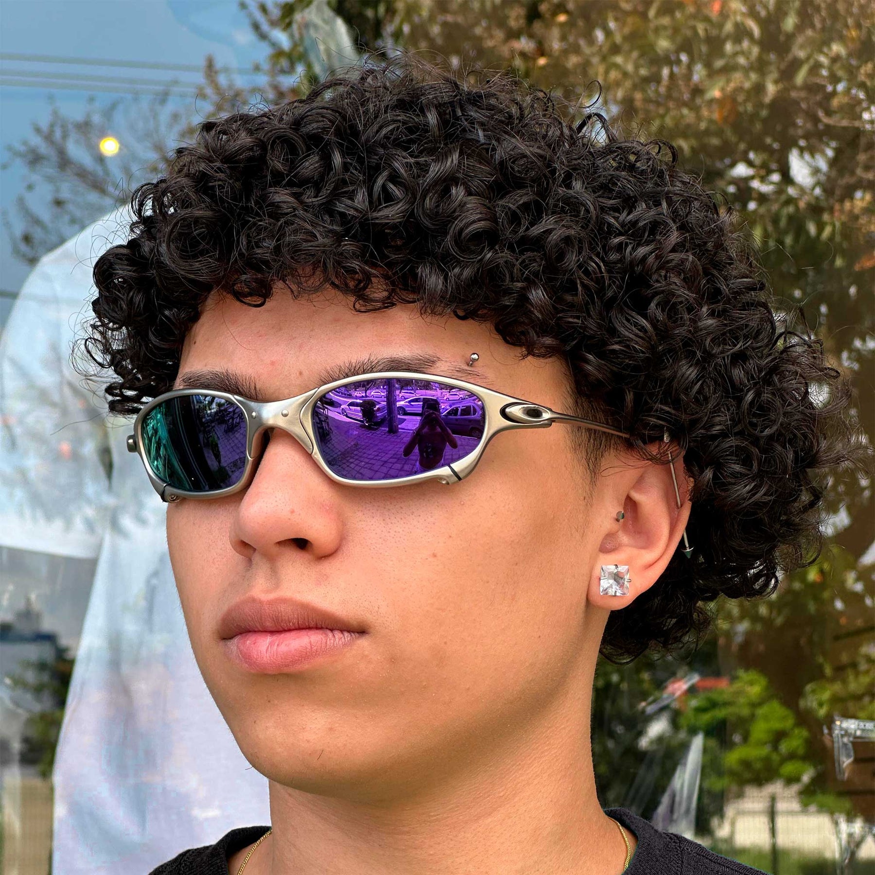 ÓCULOS DE SOL JULIET PLASMA LENTE PRETO