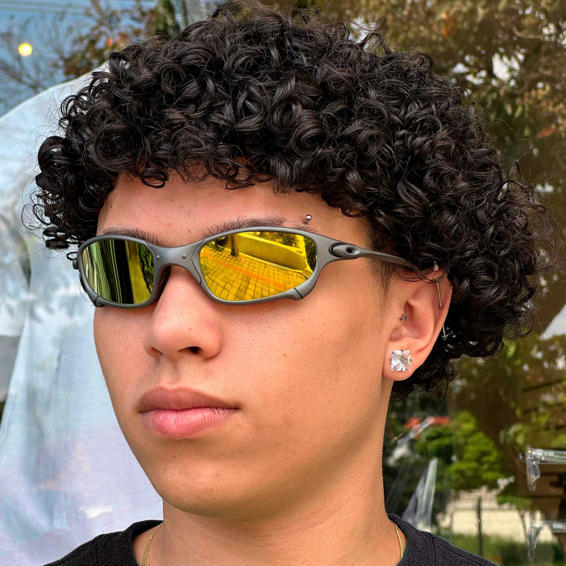 ÓCULOS DE SOL JULIET X METAL LENTE TANZANITE