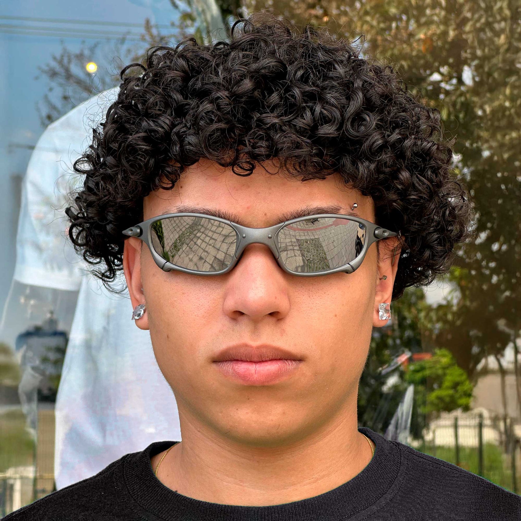 ÓCULOS DE SOL JULIET X METAL LENTE VERDE