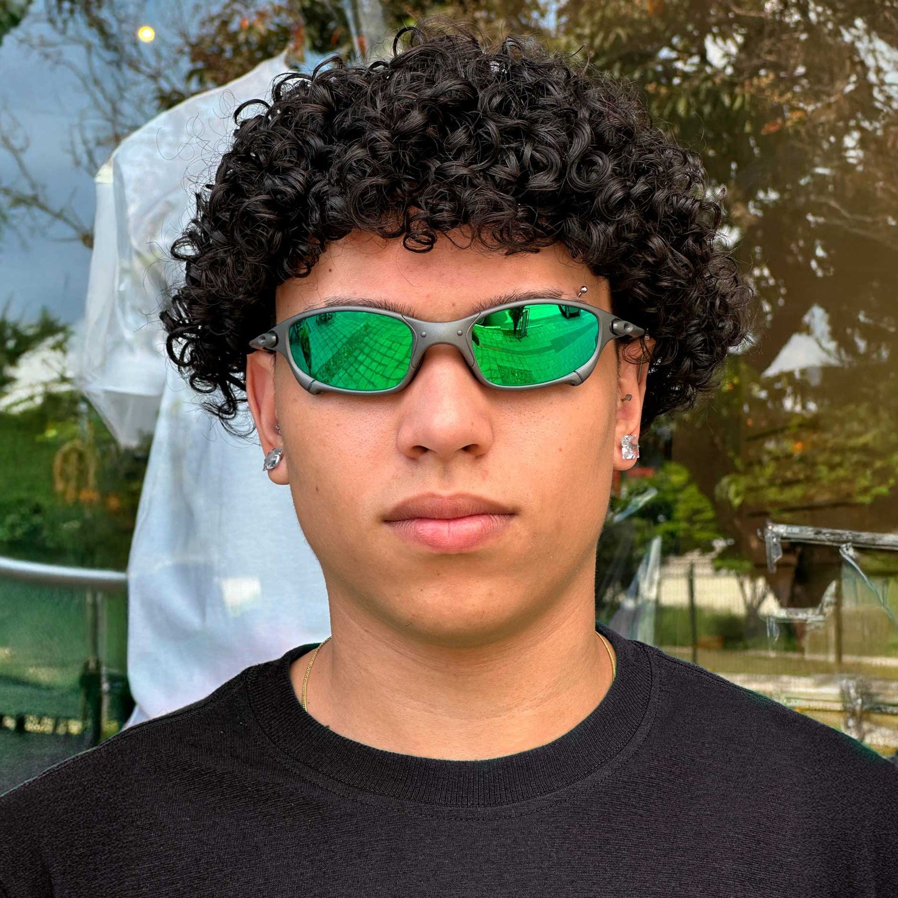 ÓCULOS DE SOL JULIET X METAL LENTE VERDE