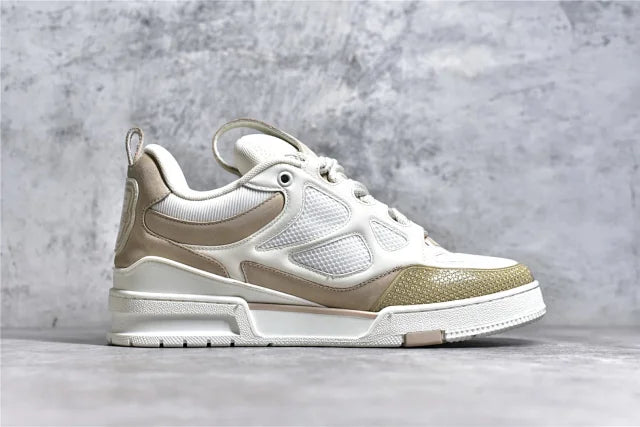 Pronta Entrega - Louis Vuitton LV Skate Sneaker Beige White