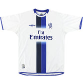 Camisa Chelsea Retrô 2003/2005 Azul e Branca - Umbro