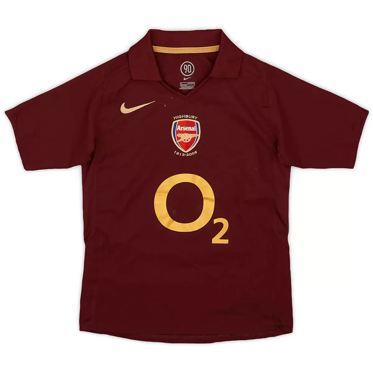 Camisa Arsenal Retrô 2005/2006 Vinho - Nike