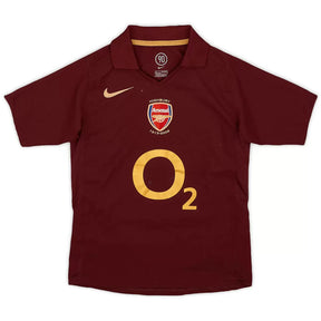 Camisa Arsenal Retrô 2005/2006 Vinho - Nike