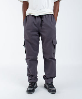 Calça Cargo Overcome Basics Cinza Chumbo