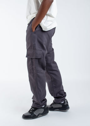 Calça Cargo Overcome Basics Cinza Chumbo