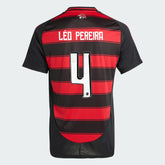 Camisa Adidas Flamengo 2025/26 I LÉO PEREIRA N° 4