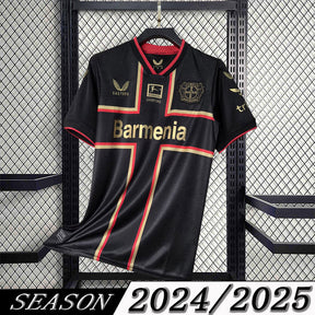 Camisa Bayer Leverkusen 24/25 - Preto