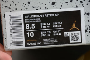 Pronta Entrega - Jordan 4 Retro Off-White Sail