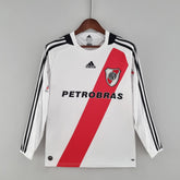 Camisa River Plate Home (1) 2009/10 Adidas Retrô Manga Longa Masculina